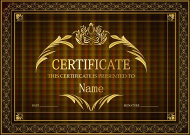 Hediye Sertifikası şablonu