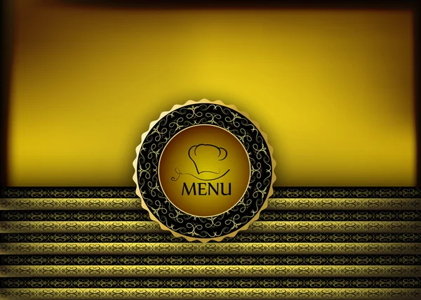 Première page du menu du restaurant — Image vectorielle