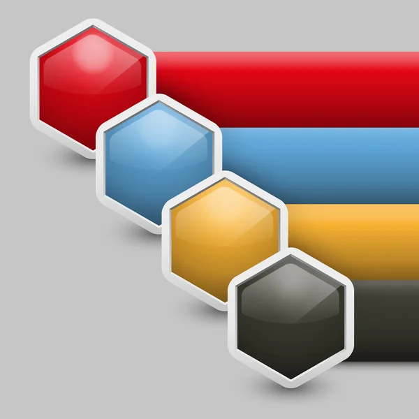 Conjunto de opciones para infografías — Archivo Imágenes Vectoriales