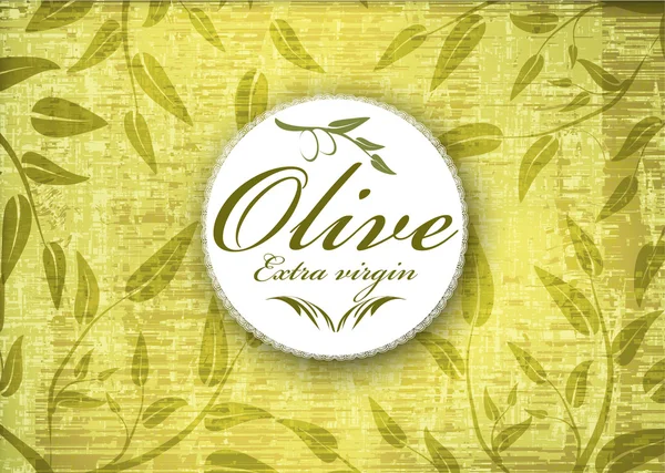 Olive grunge fond abstrait — Image vectorielle