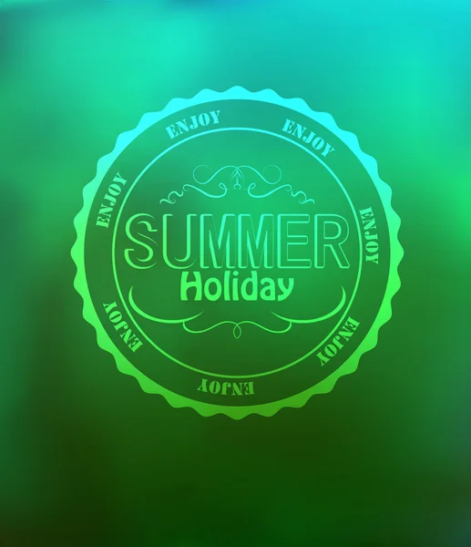 Loisirs d'été en plein air — Image vectorielle