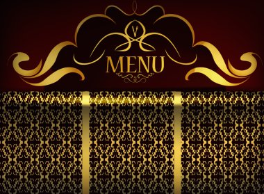 Restoran Menü tasarım desenli arka plan