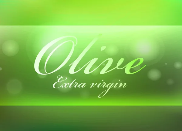Verde oliva sfondo sfocato — Vettoriale Stock