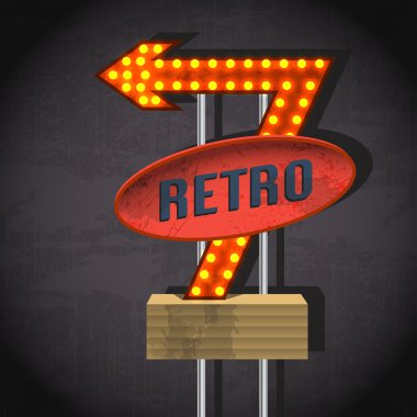 Retro simgesi, tabela