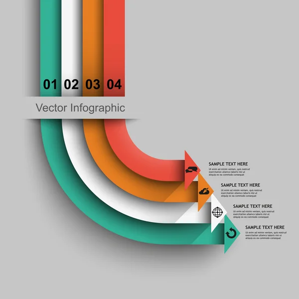 Företagspresentation element — Stock vektor