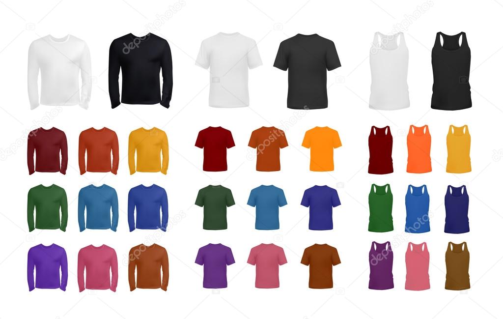 Big t-shirt template collection