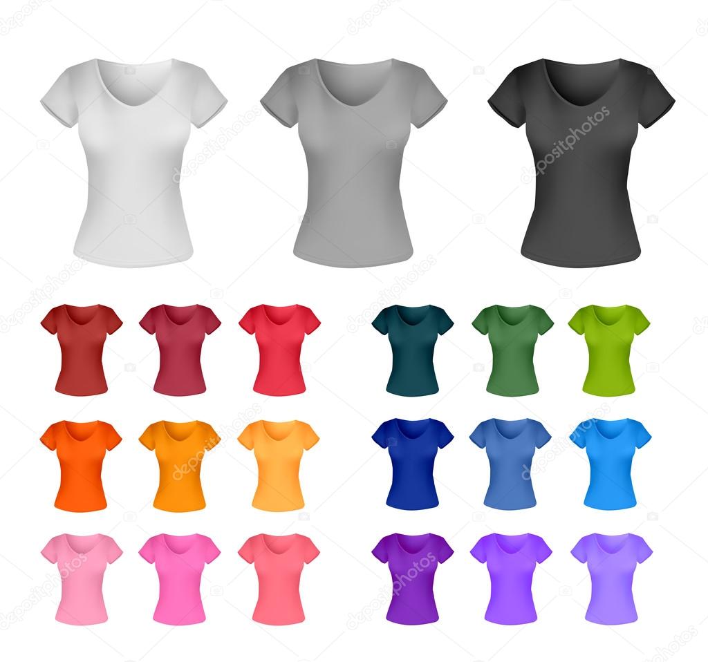 T-shirt template collection