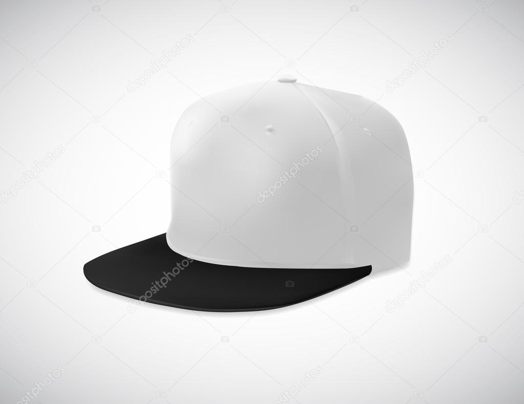 Flat bill cap template