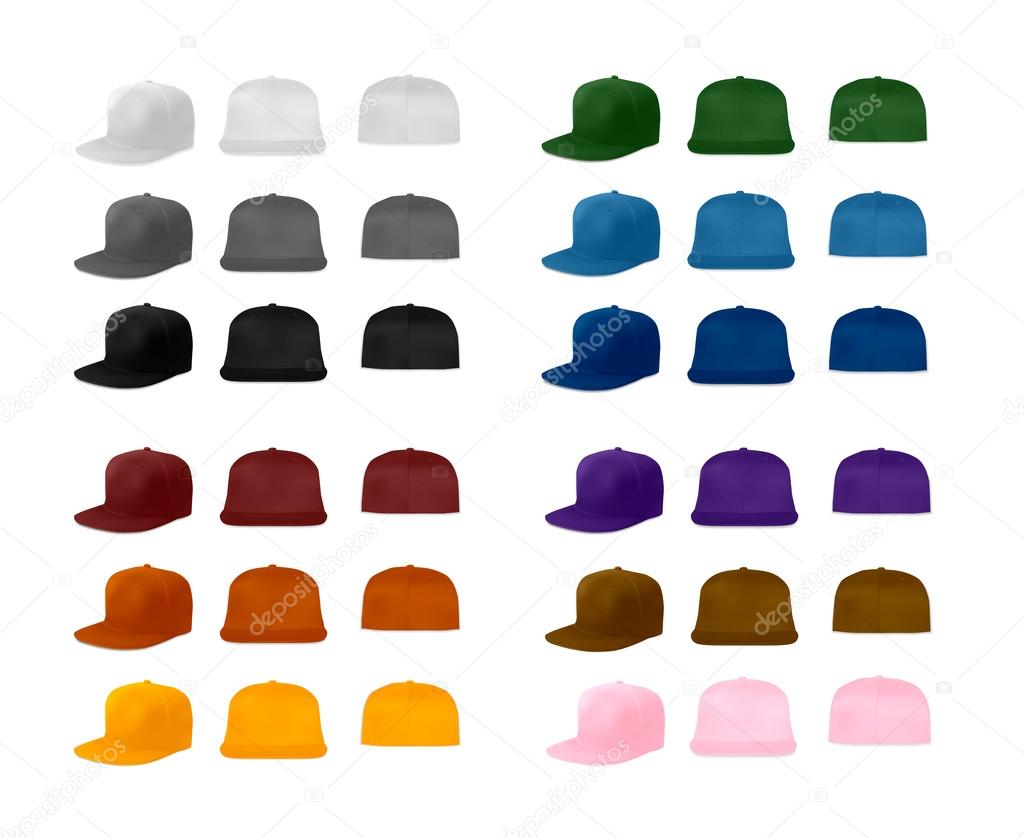 Flat bill cap collection