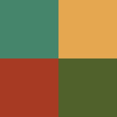 renk paleti vektör illüstrasyonu seti