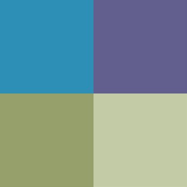 renk paleti vektör illüstrasyonu seti