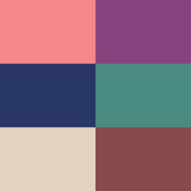 renk paleti vektör illüstrasyonu seti