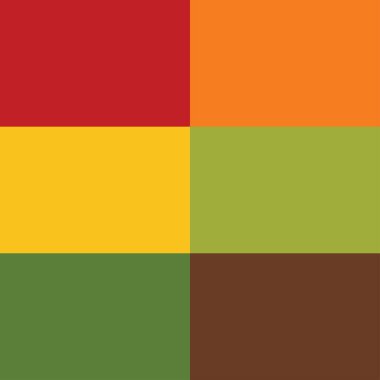 renk paleti vektör illüstrasyonu seti