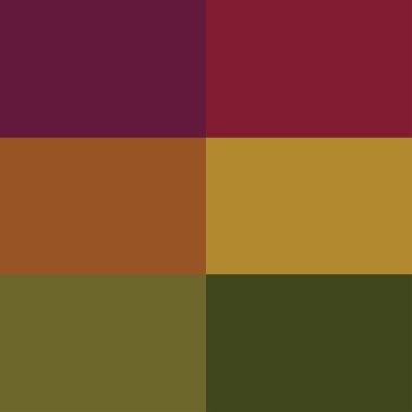 renk paleti vektör illüstrasyonu seti