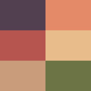 renk paleti vektör illüstrasyonu seti