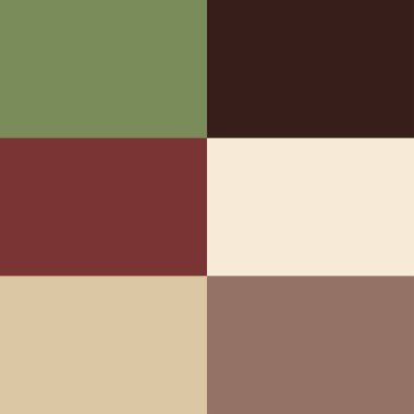 renk paleti vektör illüstrasyonu seti