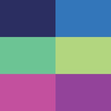 renk paleti vektör illüstrasyonu seti