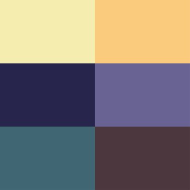 renk paleti vektör illüstrasyonu seti