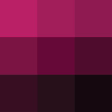 Pembe renk palet vektör çizimi