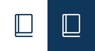 Web ve mobil için kitap simgesi