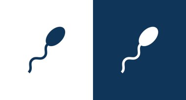 Web ve mobil için sperm simgesi