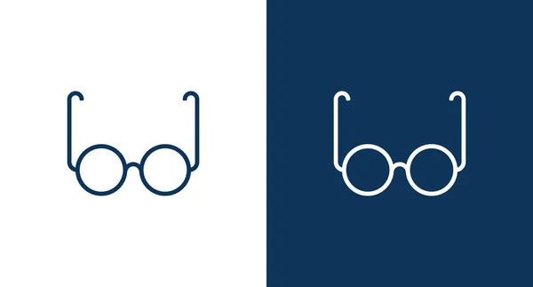 Icono Gafas Para Web Móvil — Vector de stock