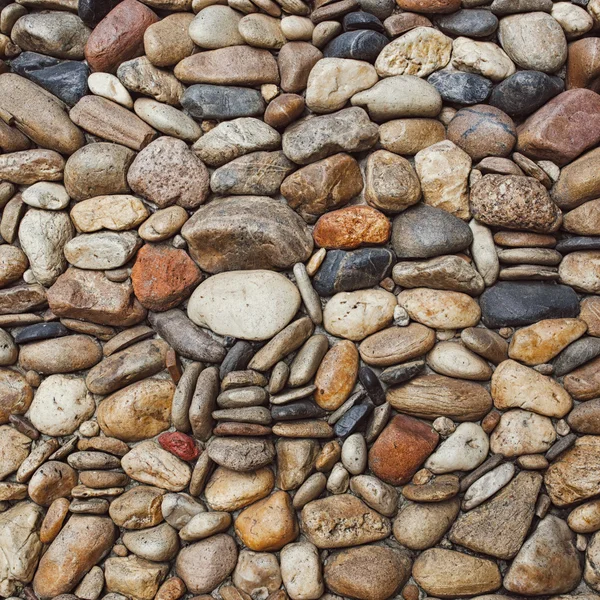 Sea stones pebble texture background — Stock Photo, Image