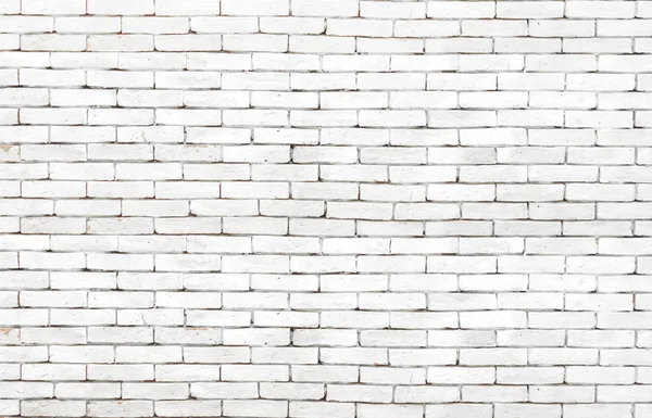 Hoge resolutie witte grunge bakstenen muur achtergrond — Stockfoto