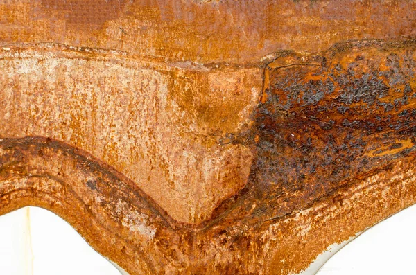 Superfície de metal oxidado ferrugem fazendo uma textura abstrata alta reso — Fotografia de Stock
