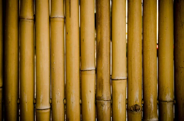 Grunge yellow bamboo background and texture Low-key lighting — Stock Photo, Image