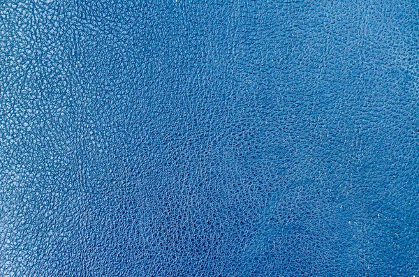 Blue leather background or texture — Stock Photo, Image