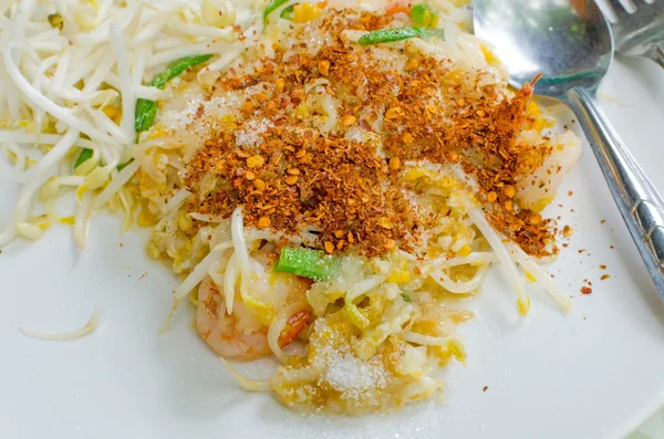 Pat Thai Nourriture populaire épicée — Photo
