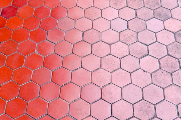 Red tile floor gradient two tone — Stock Photo, Image