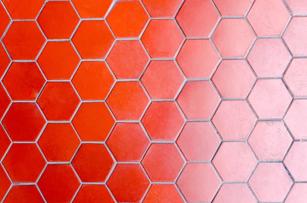 Red tile floor gradient two tone — Stock Photo, Image