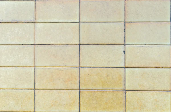 Old square tiled floor texture background — Stock Photo, Image