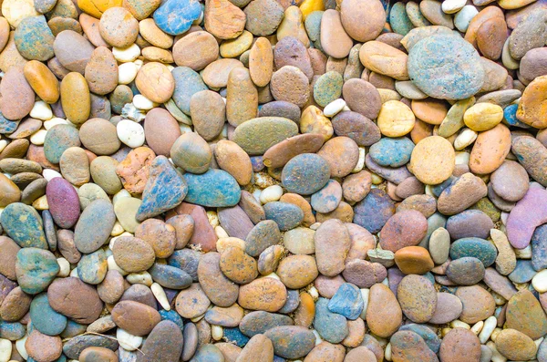 Pebble stones background. closeup of stones texture — Stock Photo, Image