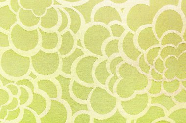 Soyut sarı daire kumaş doku ve arka plan