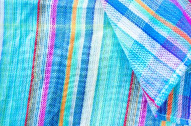 Renkli çizgi desenli kumaşlar arka plan doku 
