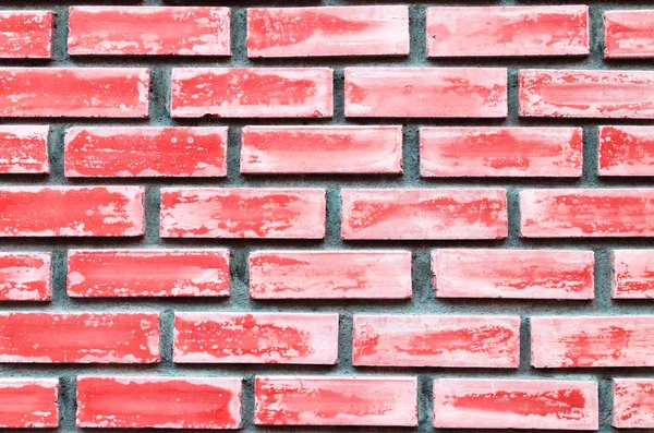 Ladrillo rojo pared textura fondo — Foto de Stock