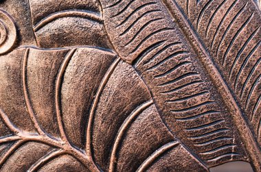 Desen veya arka plan üzerinde metal kapı