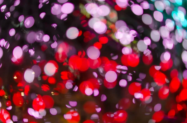 Night light Red bright bokeh background — Stock Photo, Image