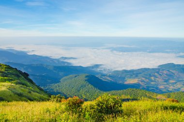 sis tepede. sabah peyzaj