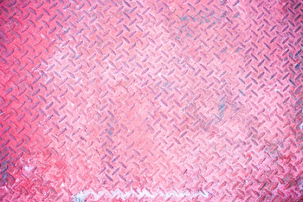 Seamless vintage rosa aço diamante placa textura — Fotografia de Stock
