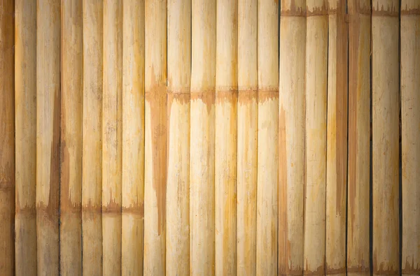 Grunge yellow bamboo bakgrund och textur — Stockfoto