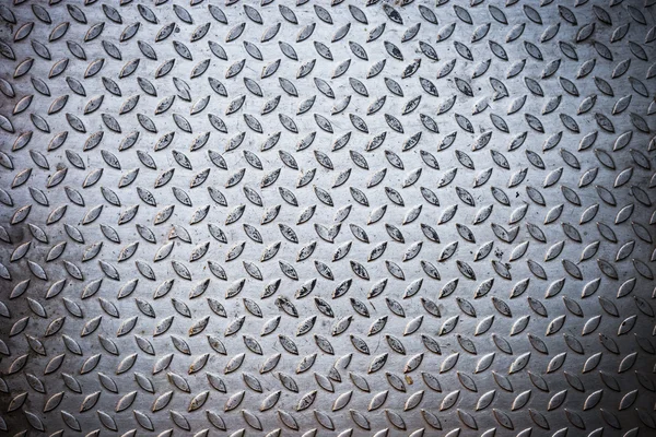 Bezešvé ocelové diamantové plechy textury — Stock fotografie