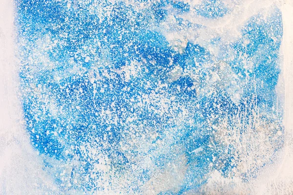 Gealterte alte blaue Platte Schnee Farbe Farbe Textur — Stockfoto