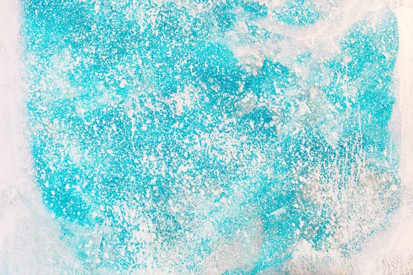 Åldern gamla blå styrelsen snö färg färg konsistens — Stockfoto