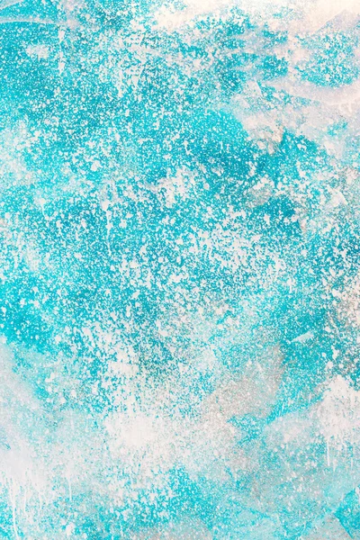 Vieilli vieux panneau bleu texture de peinture de couleur neige — Photo