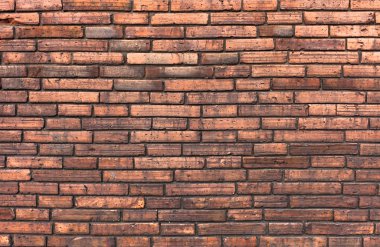 Yüksek çözünürlüklü resimler tuğla duvar vintage turuncu desen