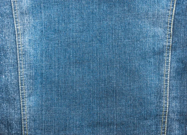 Jeans denimblauw textuur of achtergrond — Stockfoto